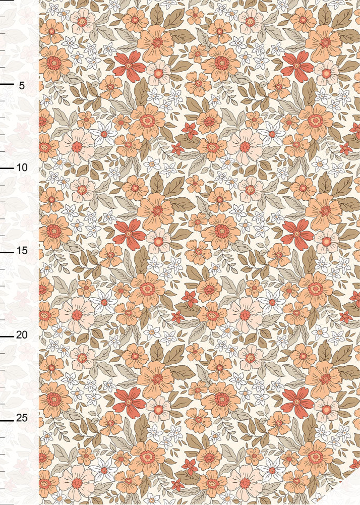 Quinn Peach Woven Cotton- TD
