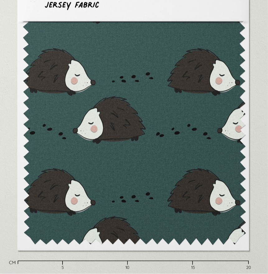Hedgehog Pine Organic Jersey Knit