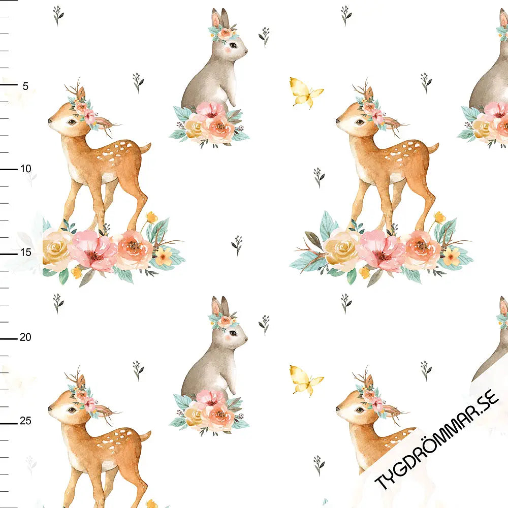 Spring Deer Organic Jersey Knit