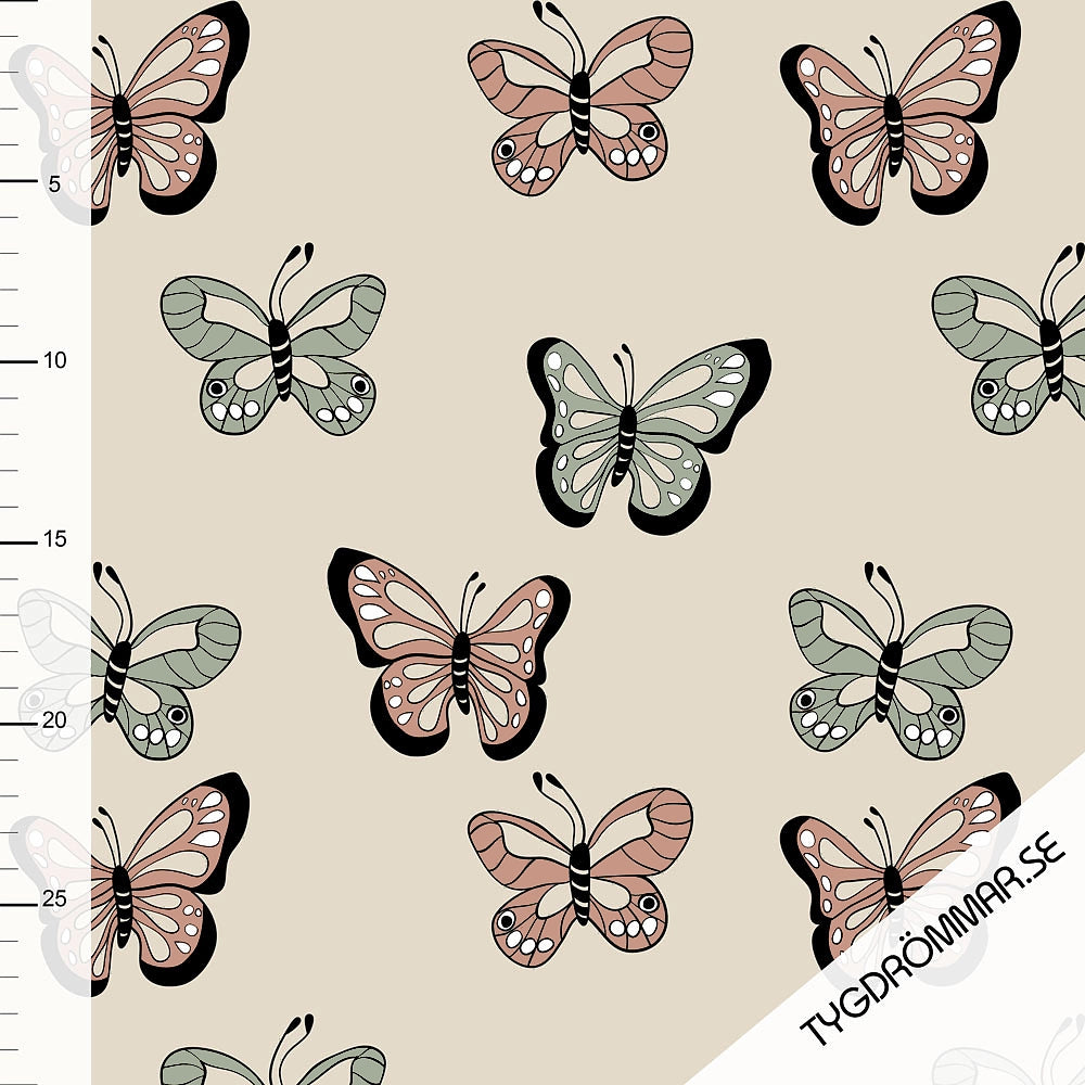 You give me Butterflies Jersey Knit Fabric