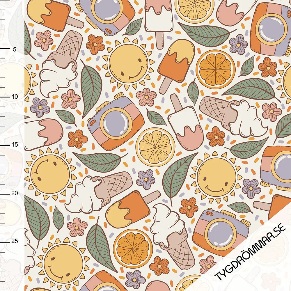 Summer Break Lycra swimsuit Fabric