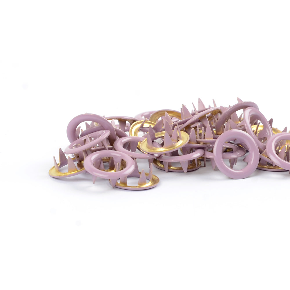 Metal Prong Snaps, Dusty Lilac-TD