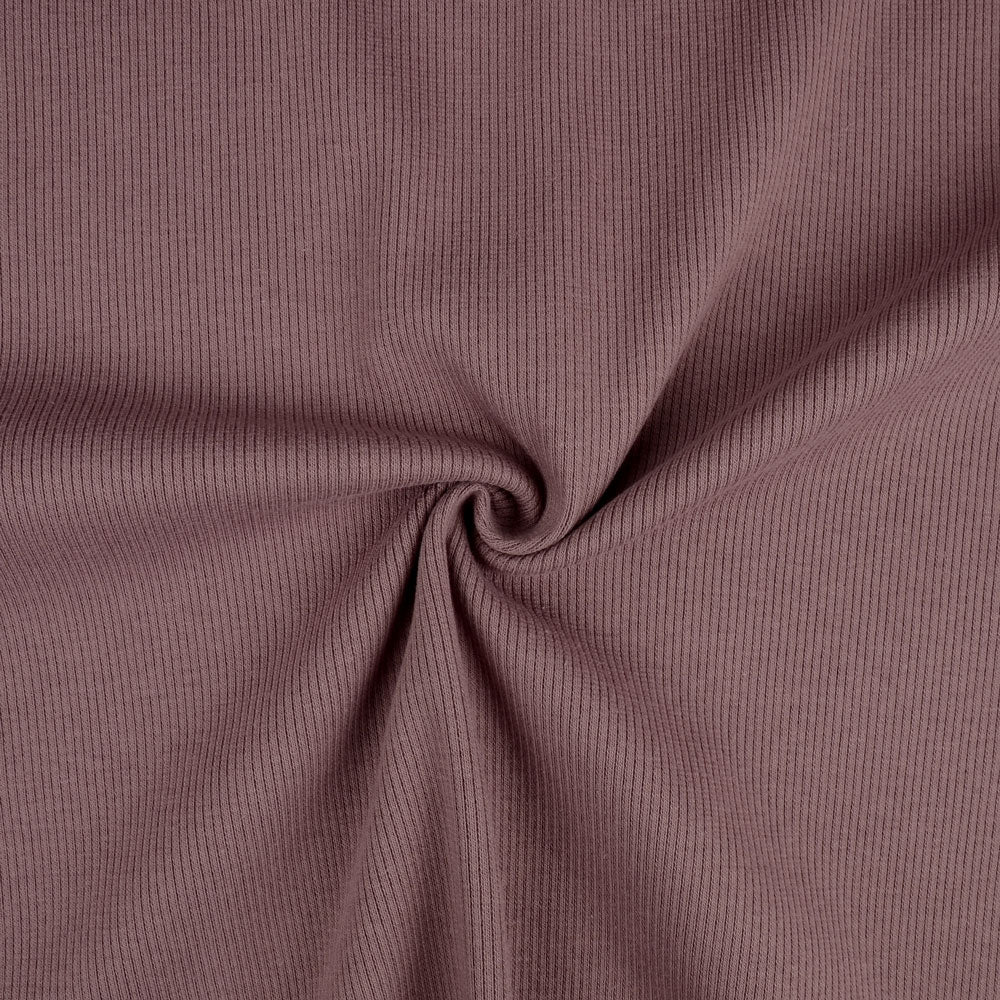 Mauve Ribbed Jersey- TD